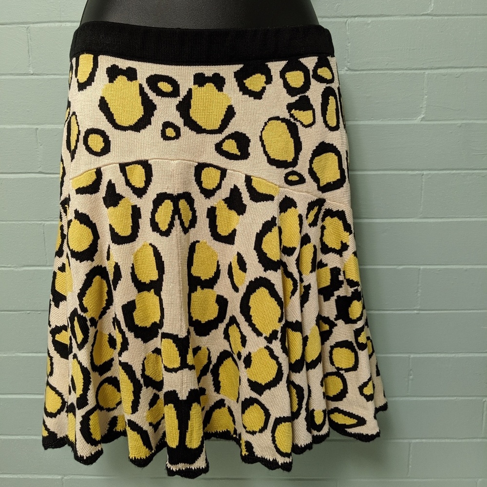 rare designer Temperley London NWT mini skirt leopard print